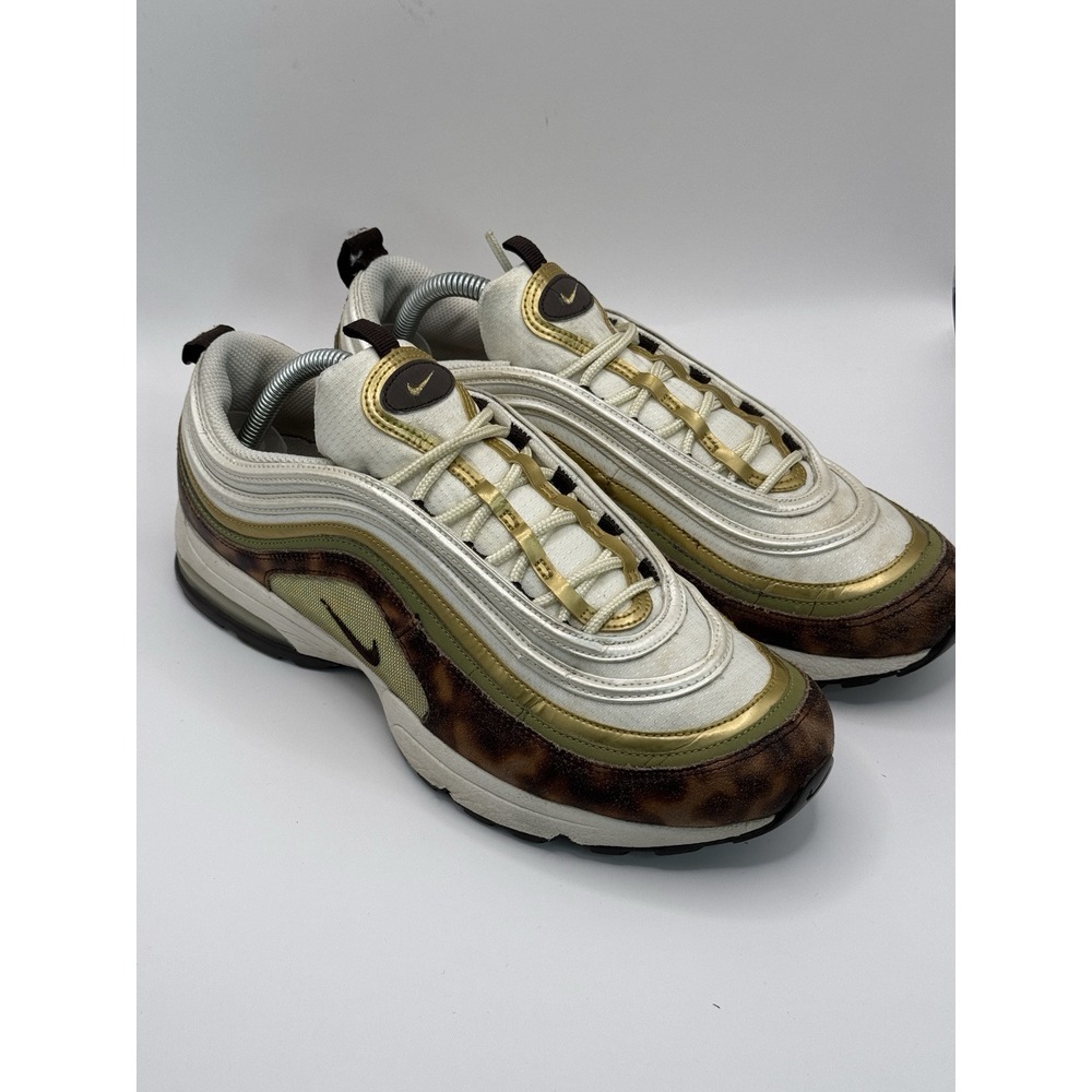 2008 WMNS Nike Air Max 97 Zen SZ 10 Wood‎ Grain Sail Cinder Gold 317979-121